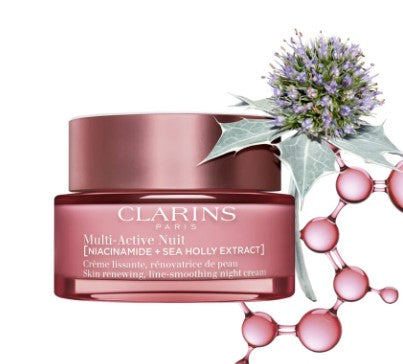 Clarins Multi Active Crema Nuit Niacinamide + Sea Holly Extract 50ml Tester