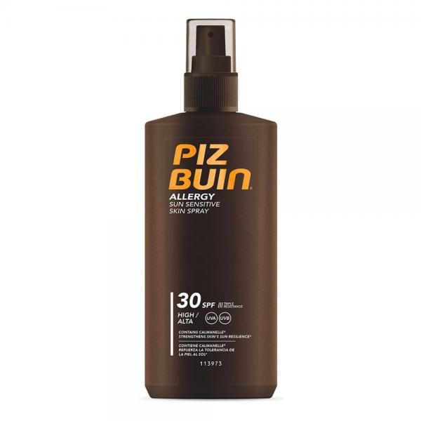 PIZ BUIN ALLERGY LATTE SOLARE SPRAY CORPO SPF30 CONTIENE CALMANELLE 200ML TESTER