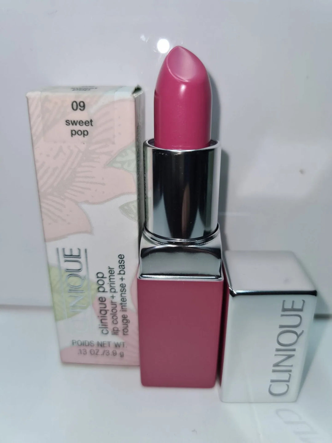 Rossetto Clinique Pop Lip Color + Primer + Rouge Intense + Base - Profumo Web